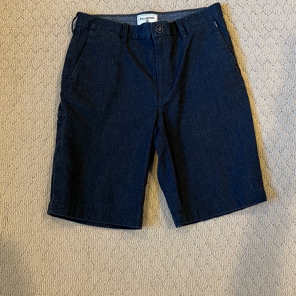 Billabong Mens Size 29 Black Shorts w/2 Front & 2 Back Pockets